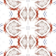 Seamless kaleidoscope texture or pattern on white background 5