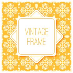 Graphic design vintage frame for logo and badges Abstract outline N2