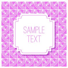 Graphic design vintage frame for logo and badges Abstract outline N5