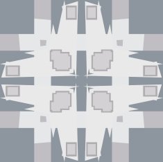 Gray Pointy Corner Pattern
