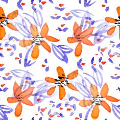 Watercolor Flowers N73