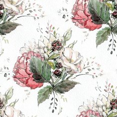 Watercolor Flowers N74