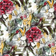 Watercolor Flowers N78