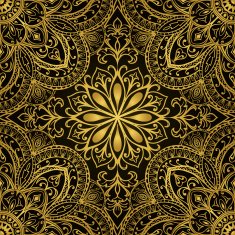 Rich gold ornaments