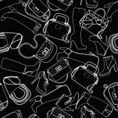 Seamless fashion accessories pattern N2