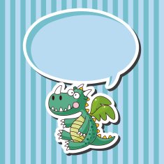dragon theme elements vector eps N28