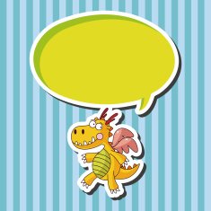 dragon theme elements vector eps N29