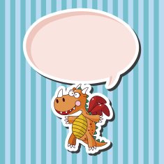 dragon theme elements vector eps N32