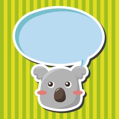 animal cartoon theme elements N92