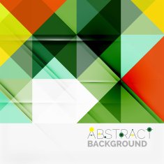 Abstract geometric background Modern overlapping triangles N158
