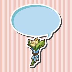 flower bouquet theme elements vector eps N19