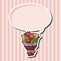flower bouquet theme elements vector eps N20