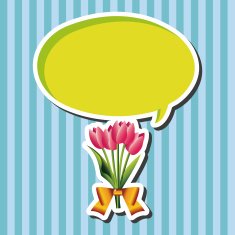 flower bouquet theme elements vector eps N27