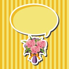 flower bouquet theme elements vector eps N29