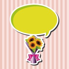 flower bouquet theme elements vector eps N31