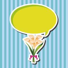 flower bouquet theme elements vector eps N33