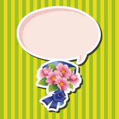 flower bouquet theme elements vector eps N35