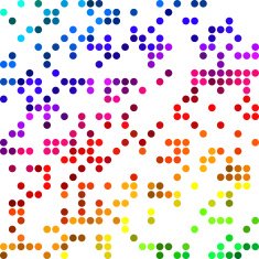 Colorful Random Dots Background Creative Design Templates N15