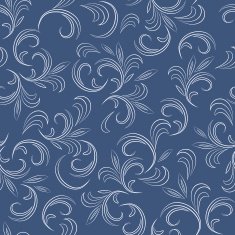 Abstract floral seamless pattern with thin leaves N2