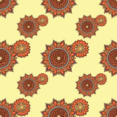 Vector seamless floral pattern N267