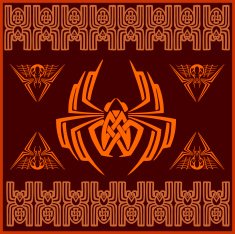 Spiders - vector set Designs and elements for pattern