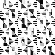 Black and white geometric seamless pattern abstract background N45