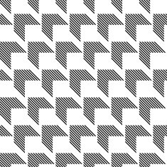 Black and white geometric seamless pattern abstract background N48