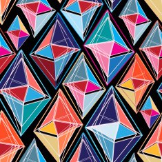 abstract pattern of polygons