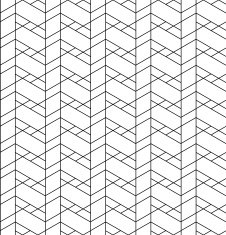 Black and white geometric seamless pattern N163