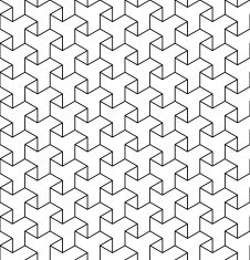 Black and white geometric seamless pattern N168