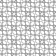 Black and white geometric seamless pattern with line N12