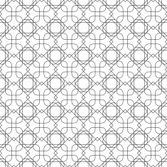 Black and white geometric seamless pattern with line N16
