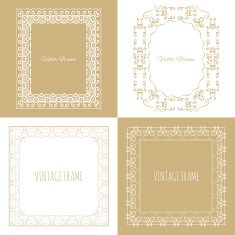 Collection of four stylish vintage frame N2