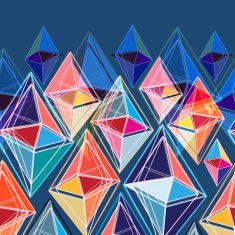 abstract pattern of polygons N2