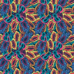 Abstract seamless with round gold pattern N2