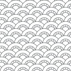 Seamless Geometric Pattern N234