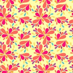 Abstract seamless with round gold pattern N8