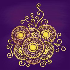 Abstract floral pattern Vector illustration N4