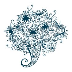 Abstract floral pattern Vector illustration N8