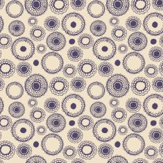 Abstract seamless with round gold pattern N14