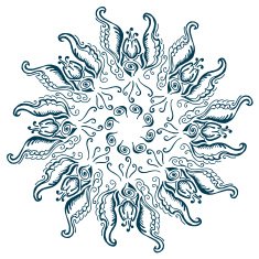 Abstract floral pattern Vector illustration N11