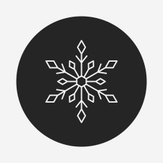 snowflake line icon N3