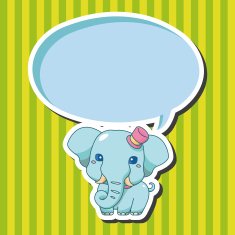 animal cartoon theme elements N107