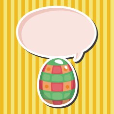 easter egg theme elements background eps10 N31