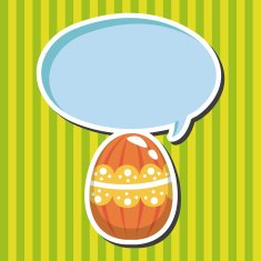 easter egg theme elements background eps10 N36