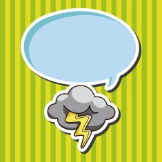 weather rainy day theme elements N17