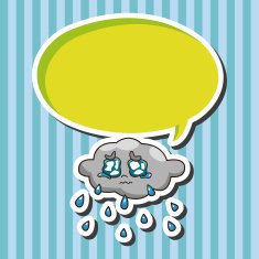 weather rainy day theme elements N18
