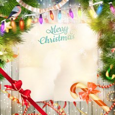 Christmas elements card EPS 10 N2