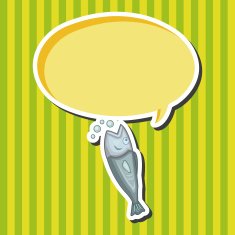 animal fish cartoon theme elements N4