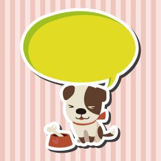 animal dog cartoon theme elements N26